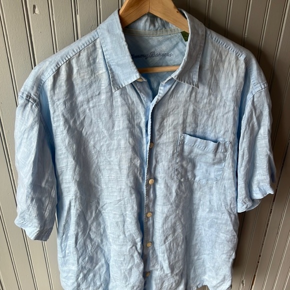 TOMMY BAHAMA Men’s Just Maui’d Tropical Button Down Short Sleeve Shirt - Large - Picture 3 of 9